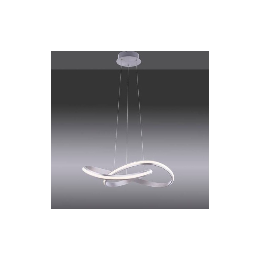 Leuchten Direkt 18432-55 - Lámpara colgante LED RGB regulable con cable MELINDA LED/28W/230V + mando a distancia