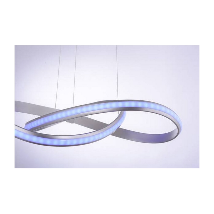 Leuchten Direkt 18432-55 - Lámpara colgante LED RGB regulable con cable MELINDA LED/28W/230V + mando a distancia