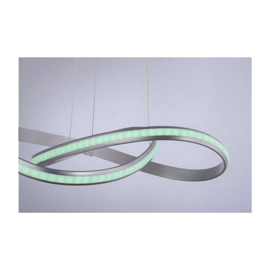 Leuchten Direkt 18432-55 - Lámpara colgante LED RGB regulable con cable MELINDA LED/28W/230V + mando a distancia