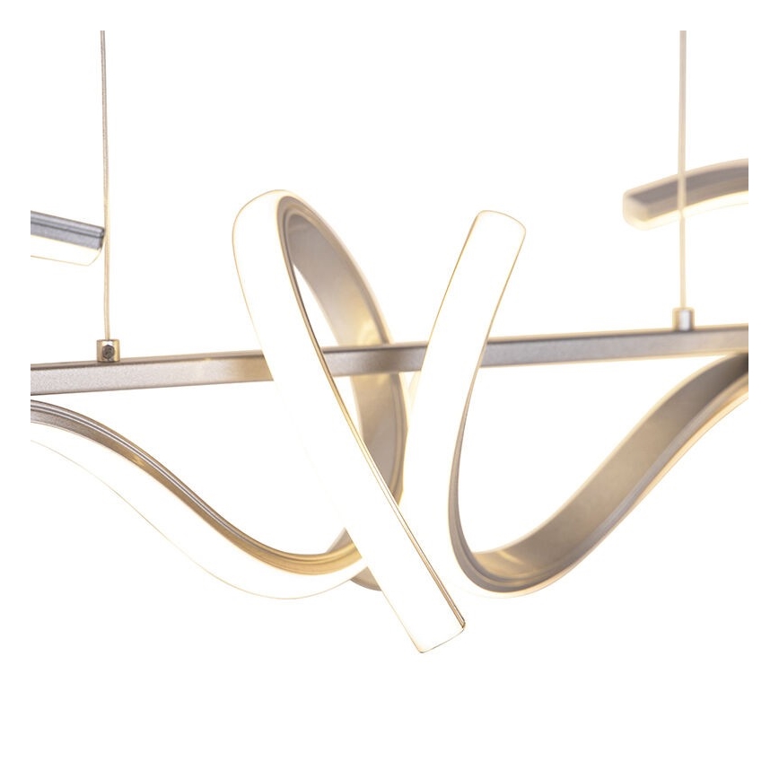 Leuchten Direkt 19033-21 - Lámpara colgante LED regulable en cable CURLS LED/40,8W/230V