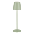 Leuchten Direkt 19250-43 - LED Lámpara de mesa recargable y regulable para exteriores EURIA LED/3W/5V IP54 verde