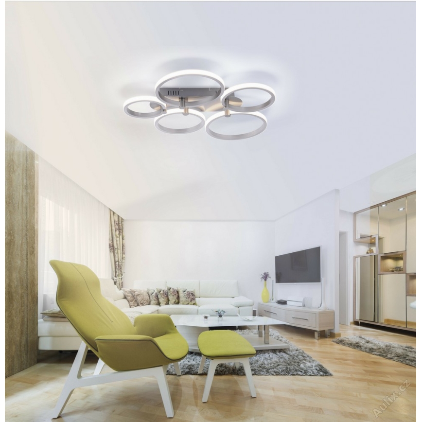 Leuchten Direkt 12112-55 - LED Lámpara de techo de superficie JOHANNA 2xLED/11,5W/230V+2xLED/9W+LED/7W