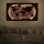 Li-Go 4709/DUB2 - LED RGBW decoración de pared regulable LED/24W/230V 125x74 cm roble/Mapa del mundo paralelos + mando a distancia
