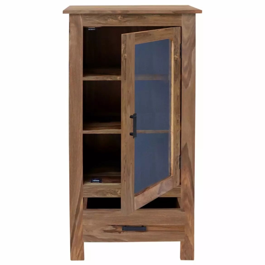 Librería RAMI 60x120x45 cm en madera maciza de palisandro