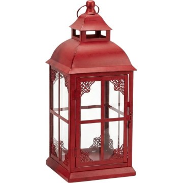 Linterna decorativa REDY 30,5 cm roja