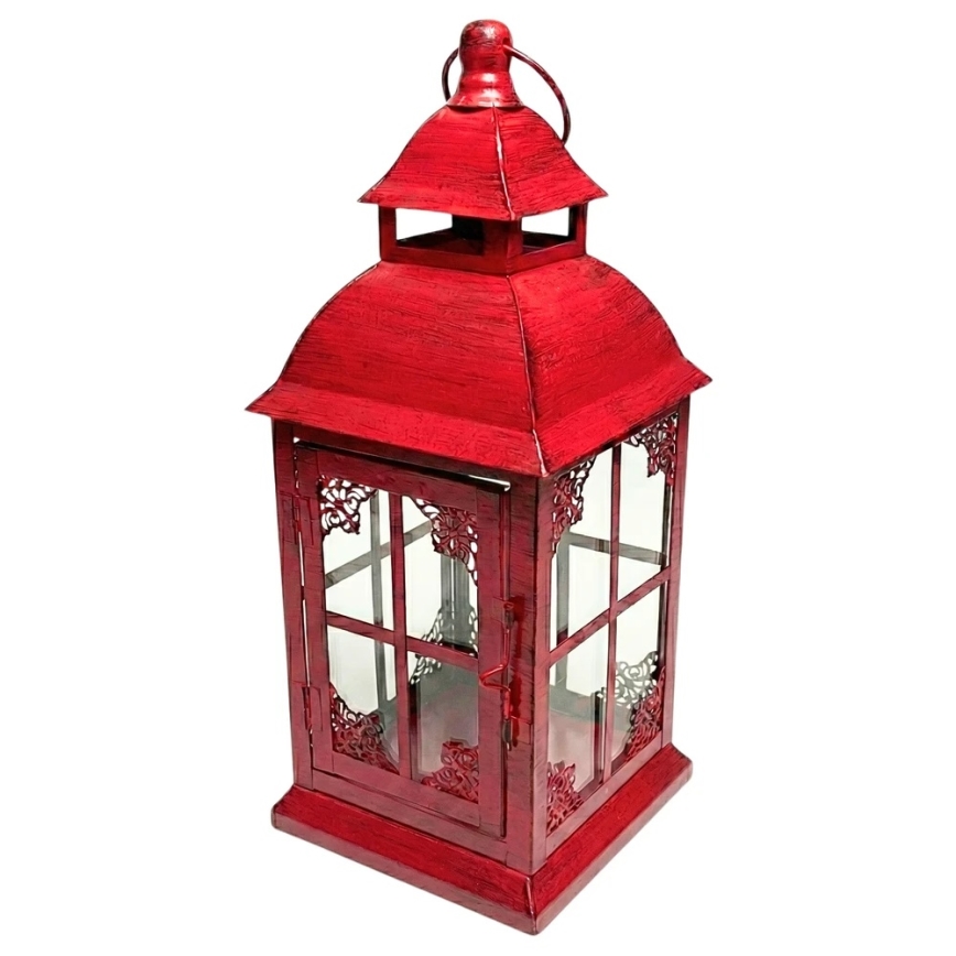 Linterna decorativa REDY 30,5 cm roja