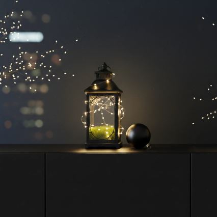 Linterna decorativa ROSEHILL 40 cm negra