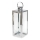 Linterna decorativa TOWER 38 cm cromado brillante