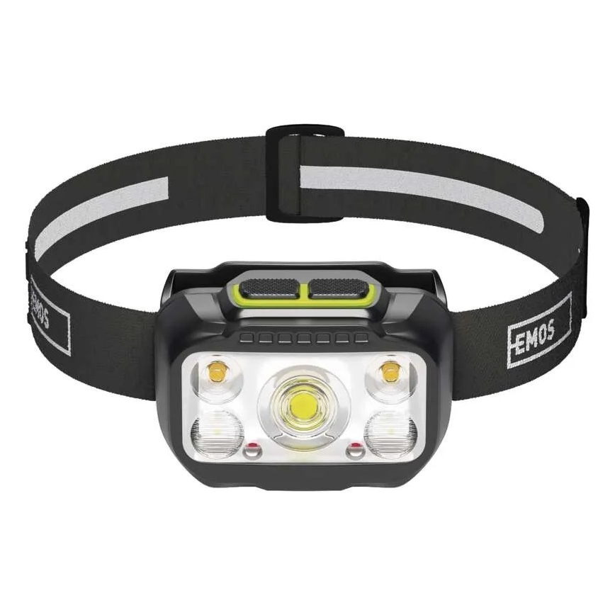 Linterna frontal recargable LED regulable / 3xAAA / 1000 mAh 3,7V