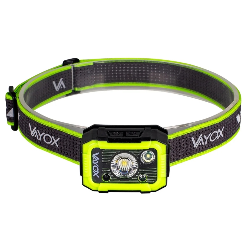 Linterna frontal recargable LED regulable con sensor LED/10W/5V IP66 750 lm 1500 mAh