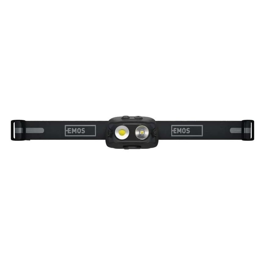 Linterna frontal recargable LED/USB 1200 mAh