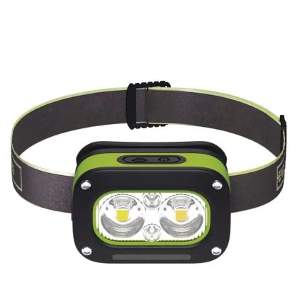Linterna frontal recargable LED/USB IP43 800 mAh