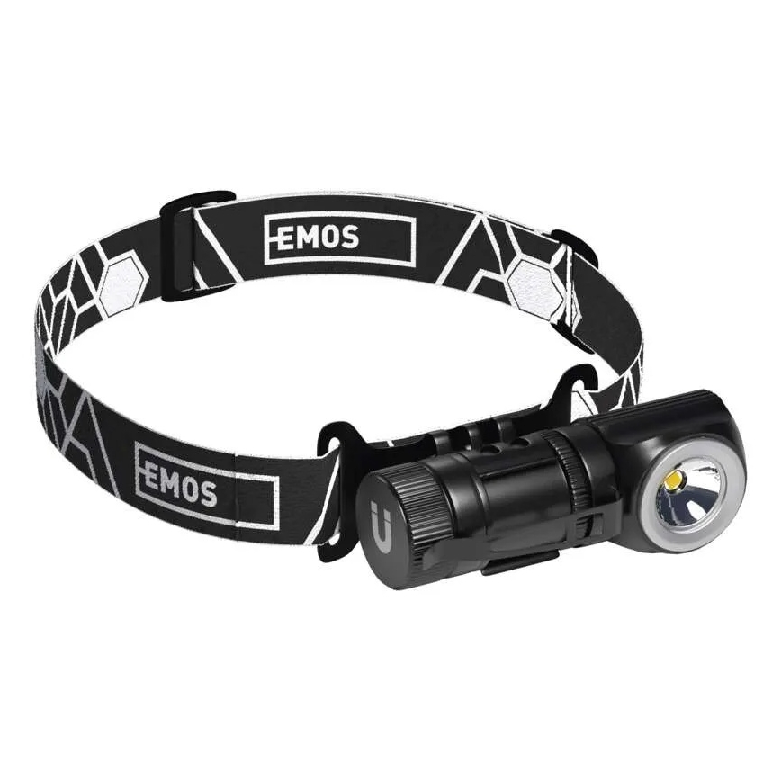 Linterna frontal recargable regulable LED/800 mAh 3,7V