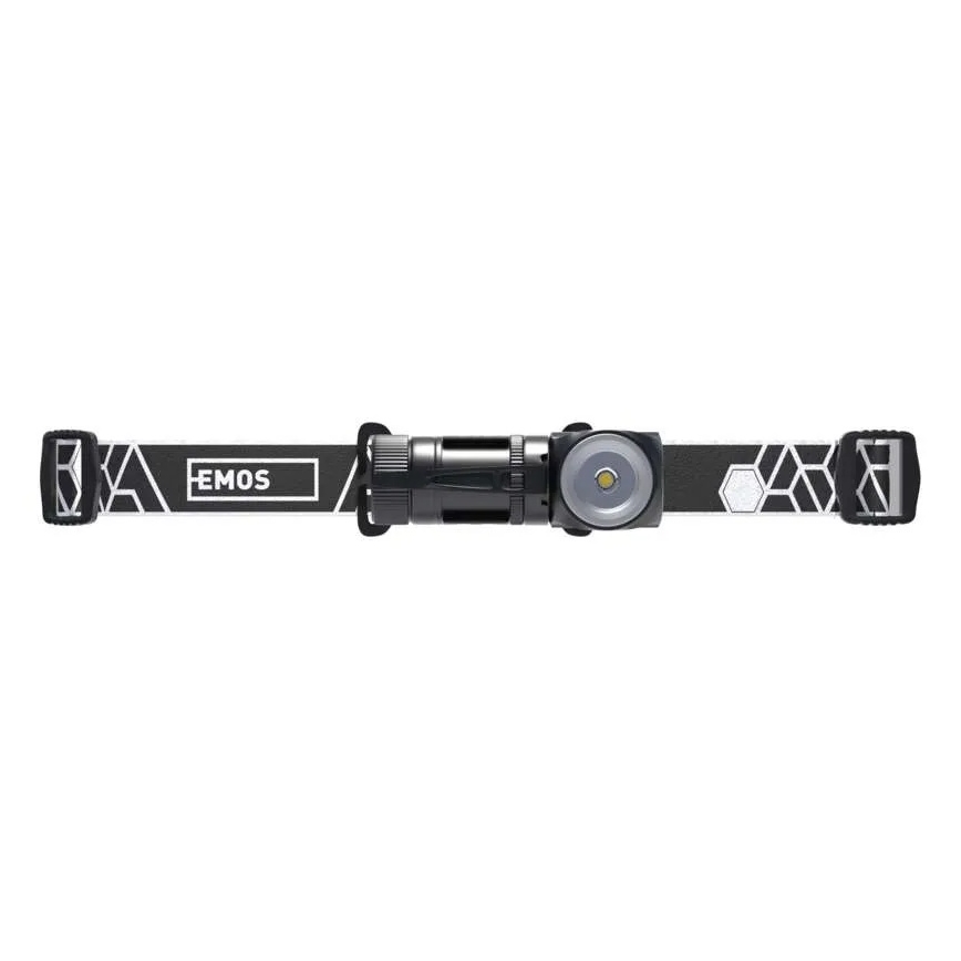 Linterna frontal recargable regulable LED/800 mAh 3,7V
