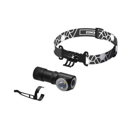 Linterna frontal recargable regulable LED/800 mAh 3,7V