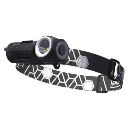 Linterna frontal recargable regulable LED/800 mAh 3,7V