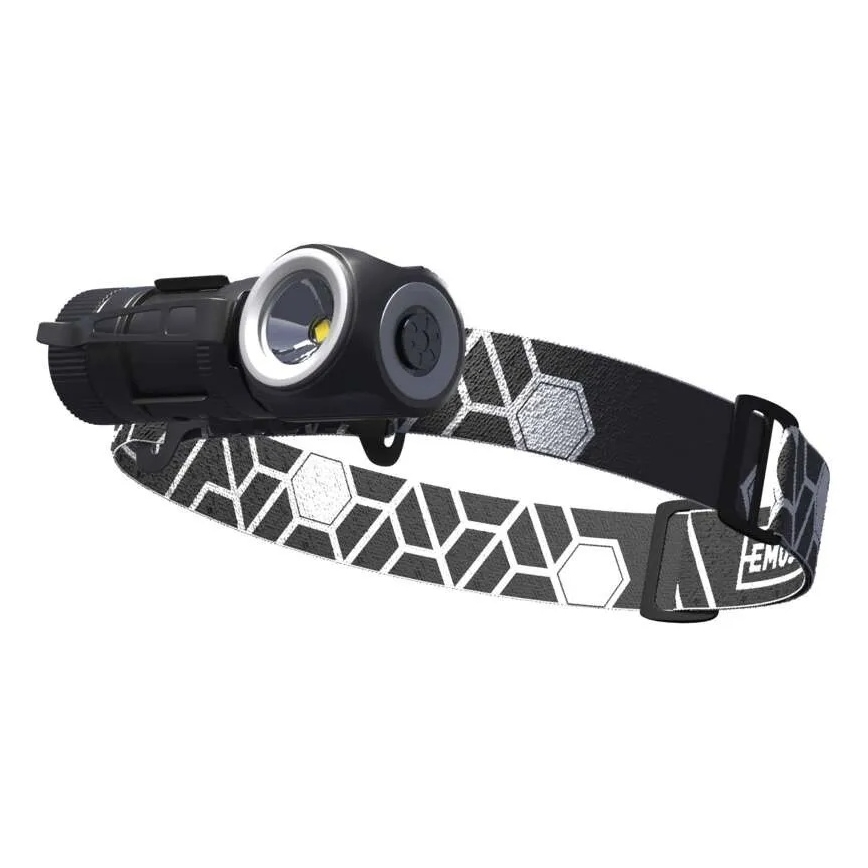 Linterna frontal recargable regulable LED/800 mAh 3,7V