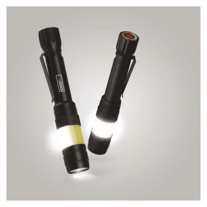 Linterna LED COB/2xAA