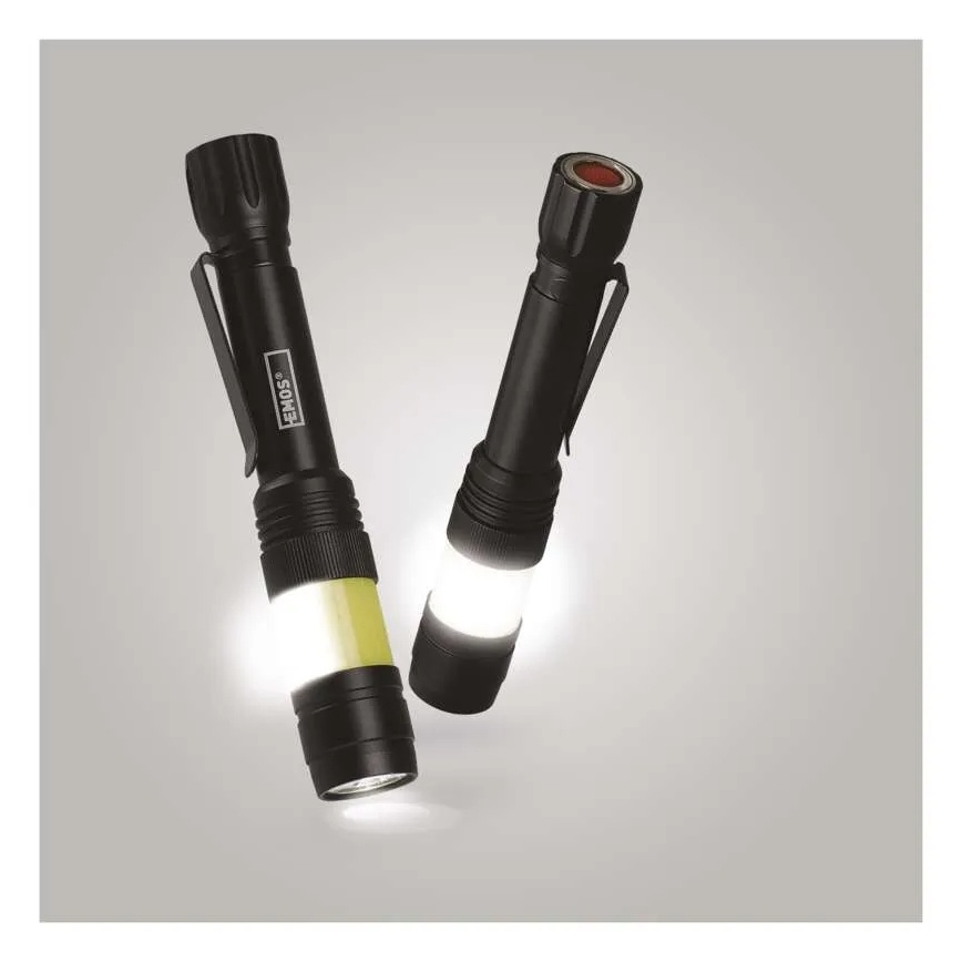 Linterna LED COB/2xAA
