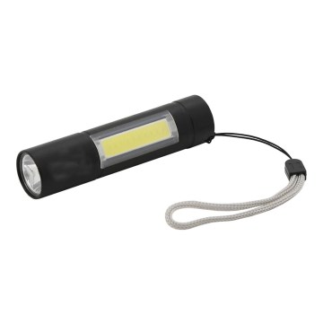 Linterna LED recargable LED/400mAh negro