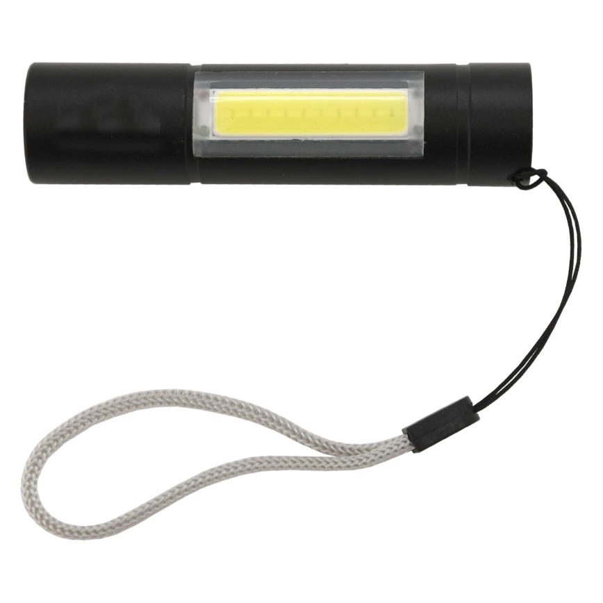 Linterna LED recargable LED/400mAh negro