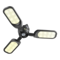 Linterna LED recargable para camping con panel solar 3W/1600 mAh IPX4