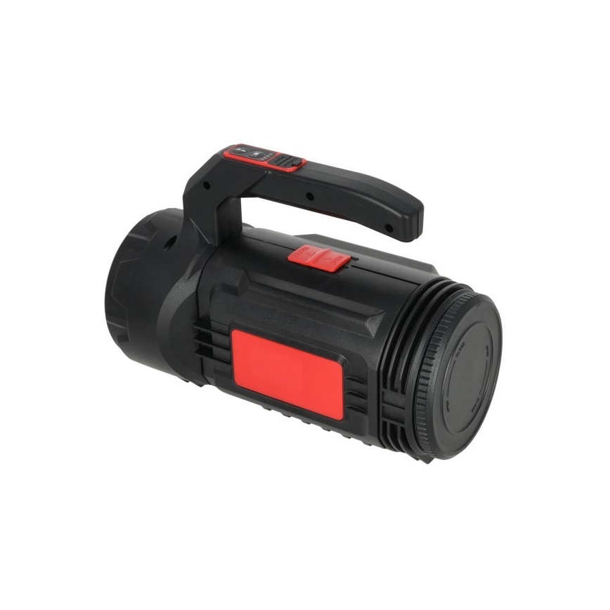 Linterna recargable LED/5V 500 lm 1200 mAh negra