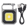 Linterna recargable LED/USB/3,7V IP44 750 lm 400 mAh