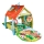 Lionelo - Alfombra de actividades infantil con casita AGNES PLUS