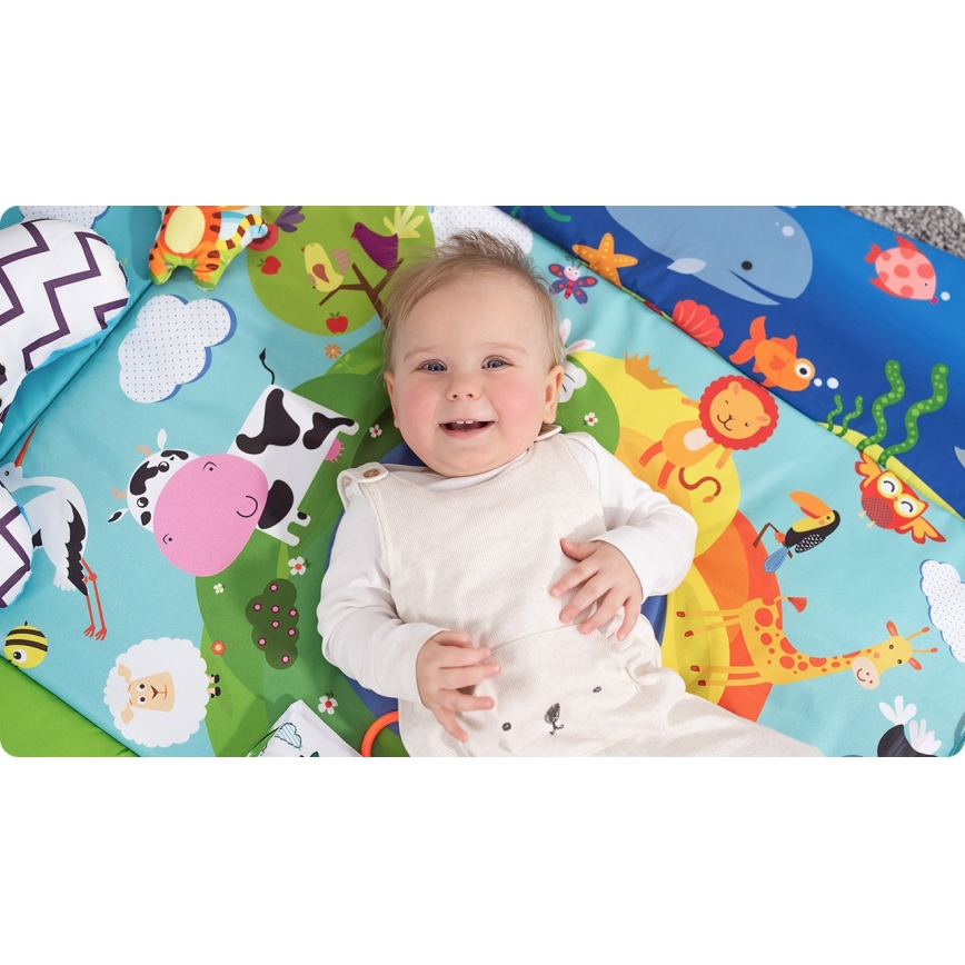 Lionelo - Alfombra de juego infantil ANIKA