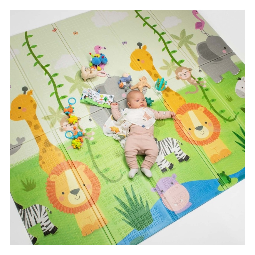 Lionelo - Alfombra de juegos infantil ROBBY