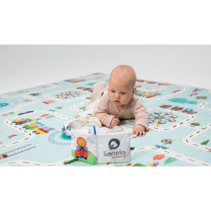 Lionelo - Alfombra de juegos infantil ROBBY