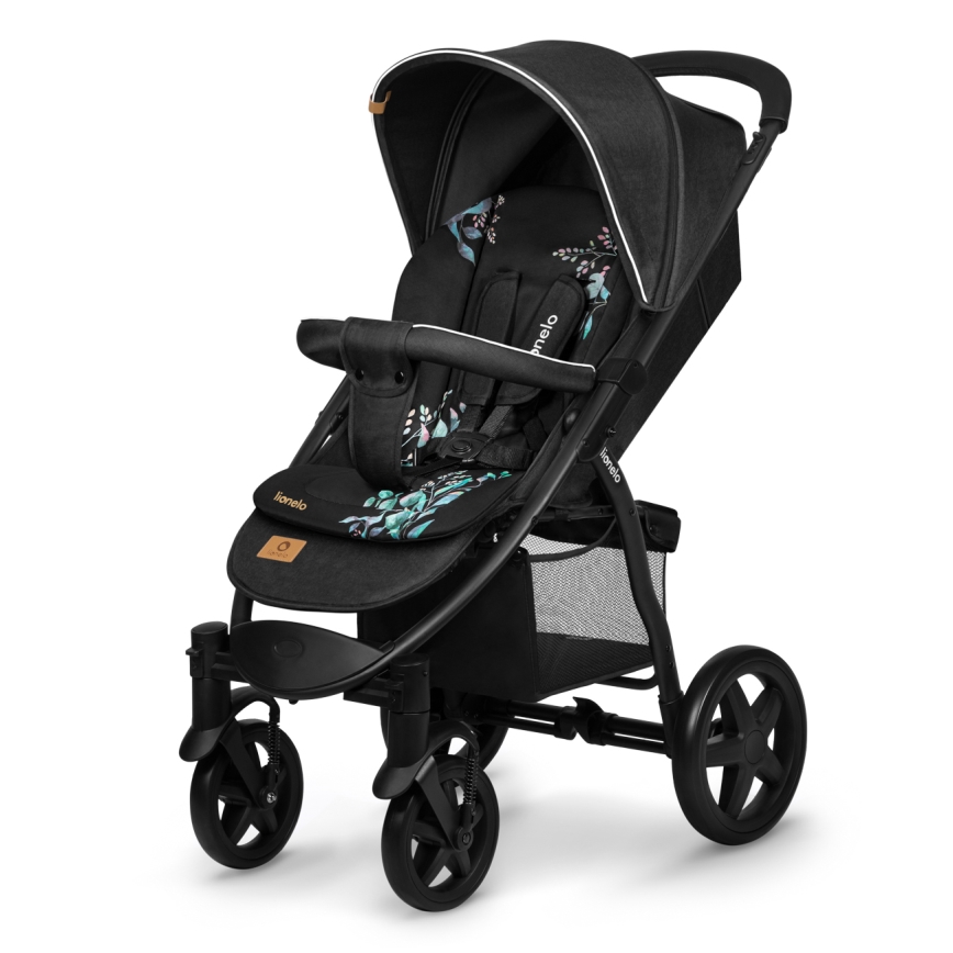 Lionelo - Almohadilla para silla de paseo SEATLINER Golden Moments Black