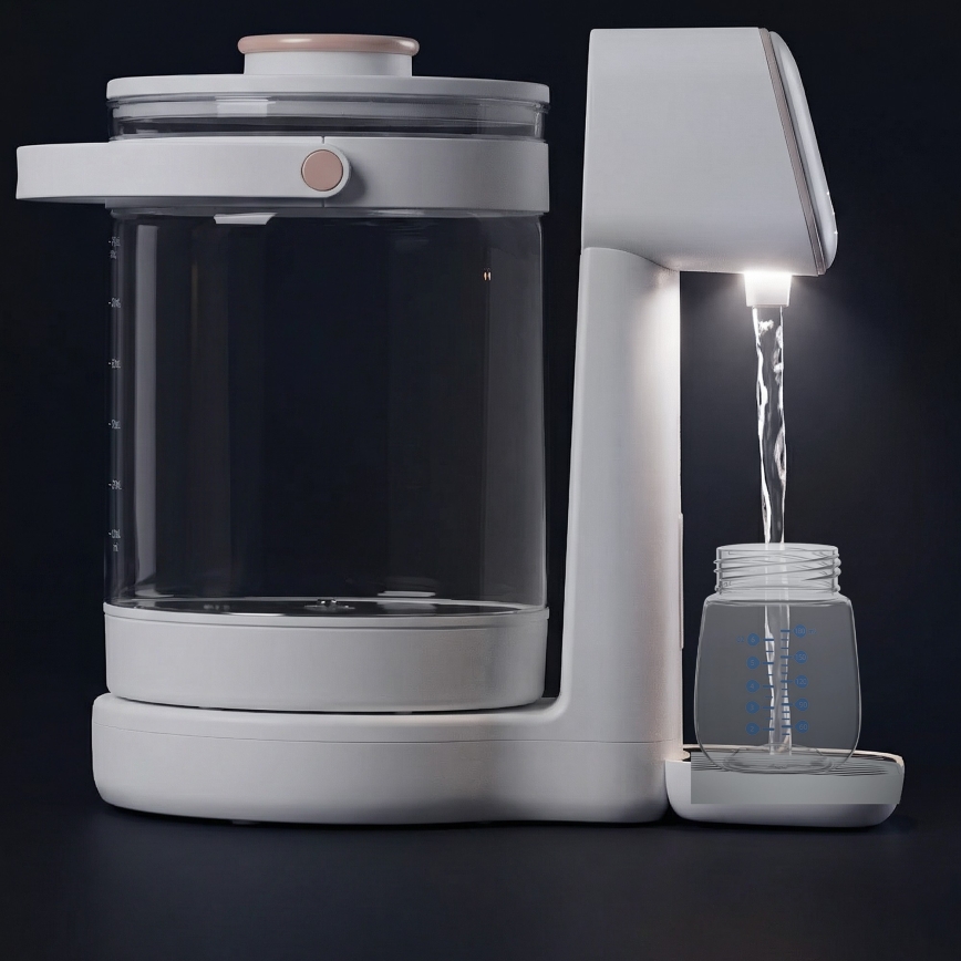 Lionelo - Aparato para preparar leche infantil BABYPRESTO 2.0 1200W/230V Blanco