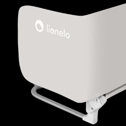 Lionelo - Barrera de seguridad para cama LORA gris