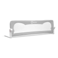 Lionelo - Barrera de seguridad para la cama EVA gris