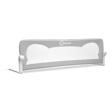 Lionelo - Barrera de seguridad para la cama EVA gris