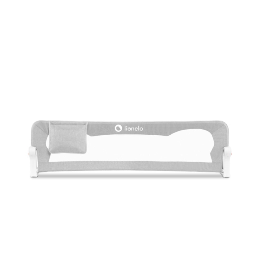 Lionelo - Barrera de seguridad para la cama EVA gris