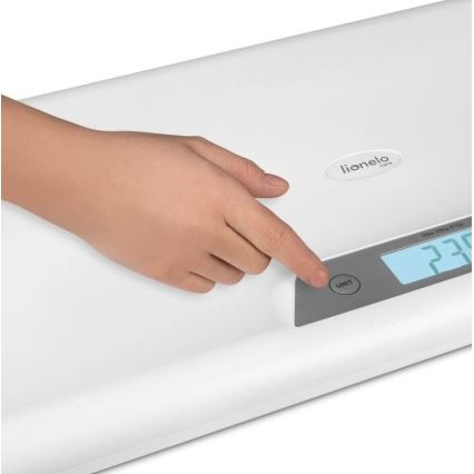 Lionelo - Báscula para bebés BABYBALANCE 3xAAA
