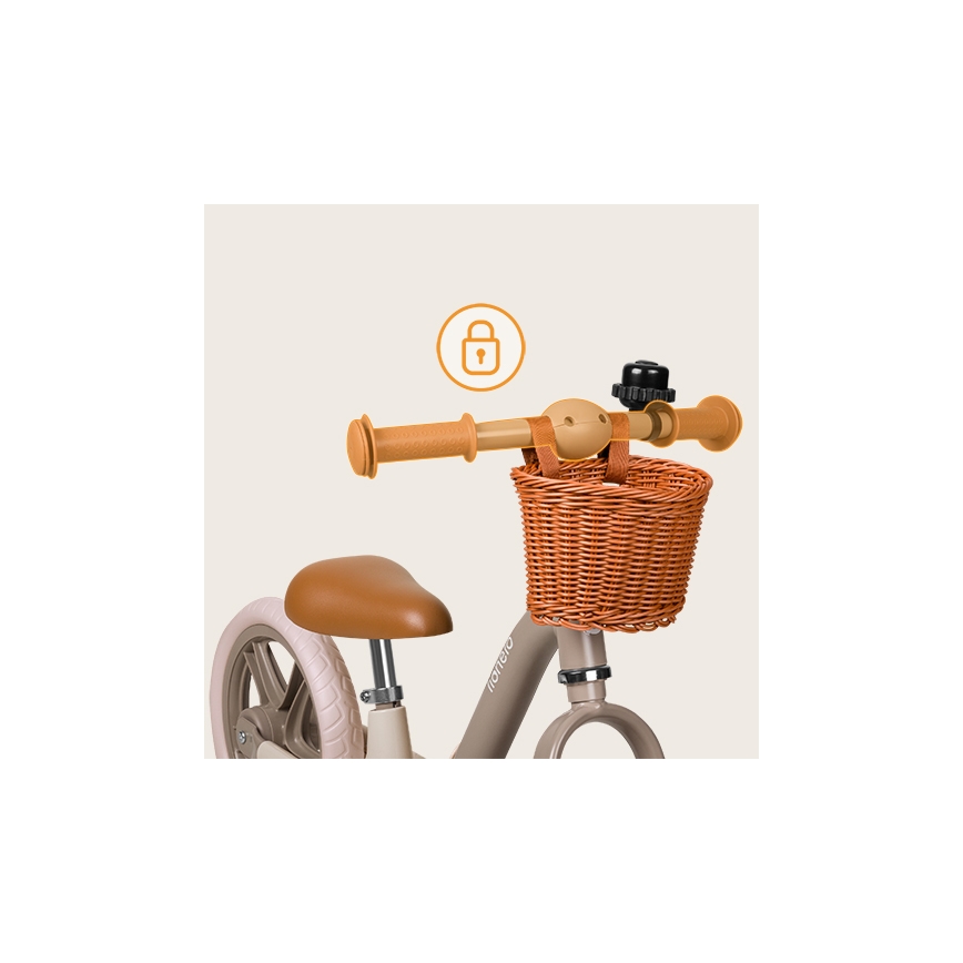 Lionelo - Bicicleta de equilibrio ALEX PLUS beige