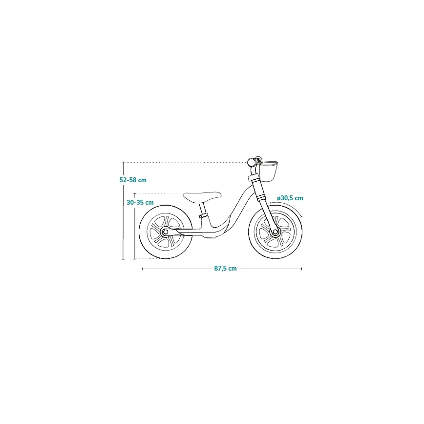 Lionelo - Bicicleta de equilibrio ALEX PLUS beige