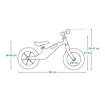 Lionelo - Bicicleta de equilibrio BART AIR verde