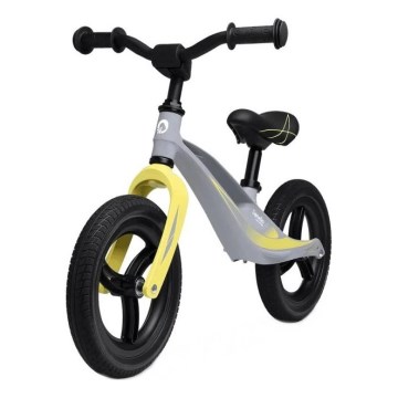 Lionelo - Bicicleta de equilibrio BART TOUR gris/amarillo