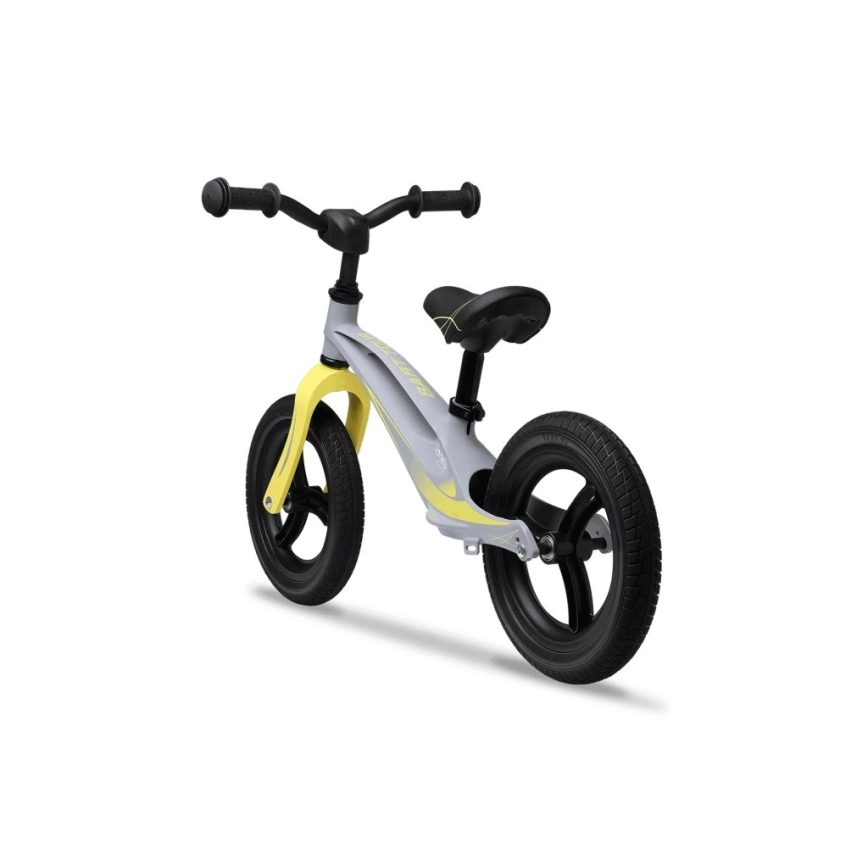 Lionelo - Bicicleta de equilibrio BART TOUR gris/amarillo