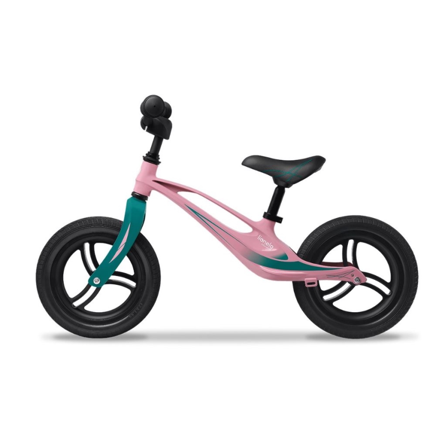 Lionelo - Bicicleta de equilibrio BART TOUR rosa/verde