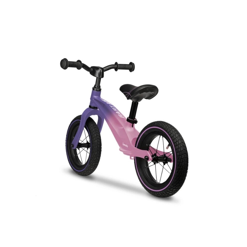 Lionelo - Bicicleta sin pedales BART AIR morado/rosa