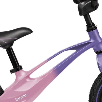 Lionelo - Bicicleta sin pedales BART AIR morado/rosa