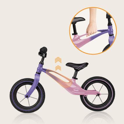 Lionelo - Bicicleta sin pedales BART AIR morado/rosa