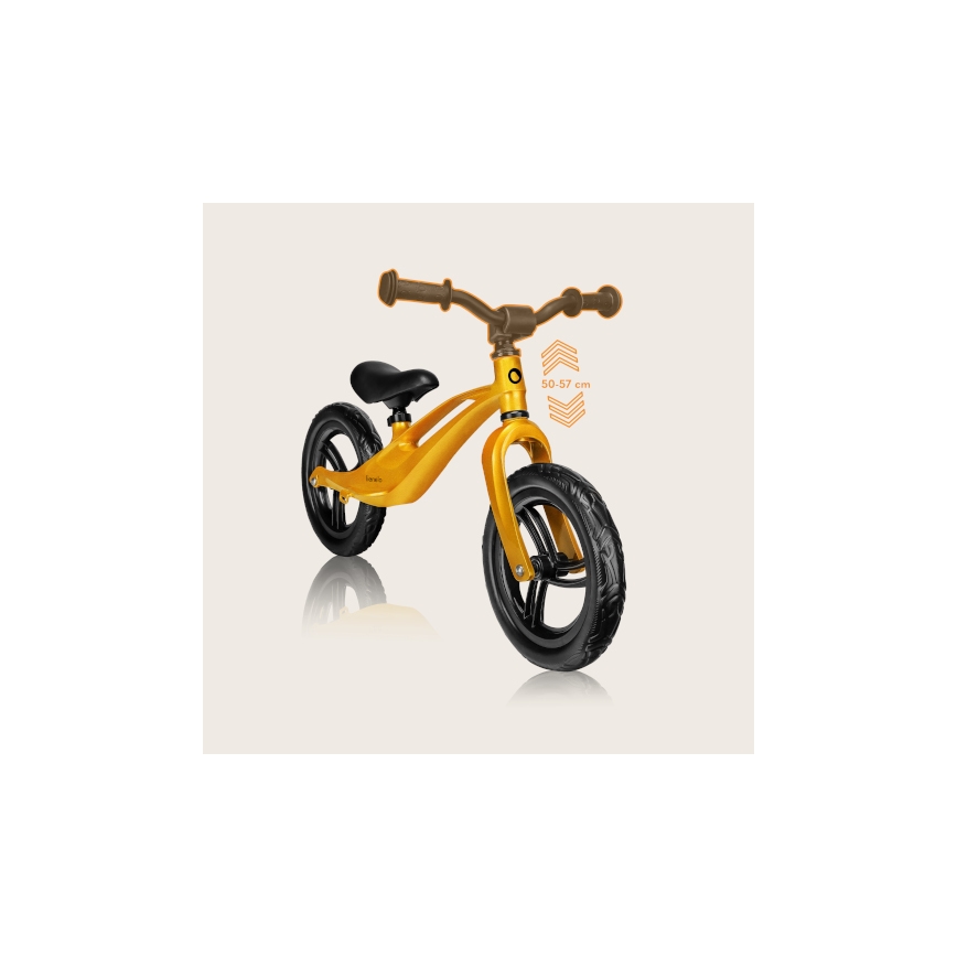 Lionelo - Bicicleta sin pedales BART amarilla