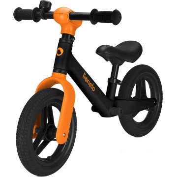 Lionelo - Bicicleta sin pedales TONI negro y naranja